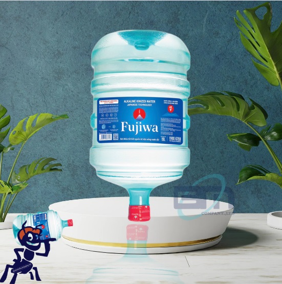 Bình nước uống ion kiềm Fujiwa 19l úp